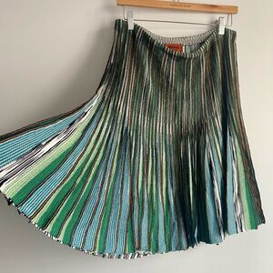SOLD 🔴 Missoni Pleated Knit Skirt